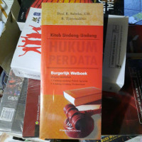 Image of Kitab undang-undang hukum perdata